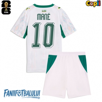 Senegal Sadio Mane #10 Echipament de Fotbal Replică Mondial 2026 Copii Acasa (+ Șorturi)